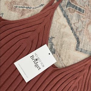 No Rest for Bridget | Mauve Knit Camisole | Size M/L